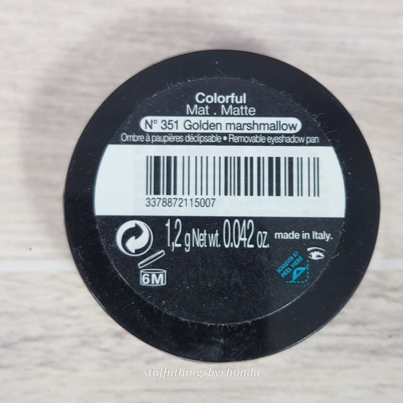 New - Sealed - Sephora Collection Colorful Eyeshadow 351 Golden Marshmallow - Picture 3 of 3